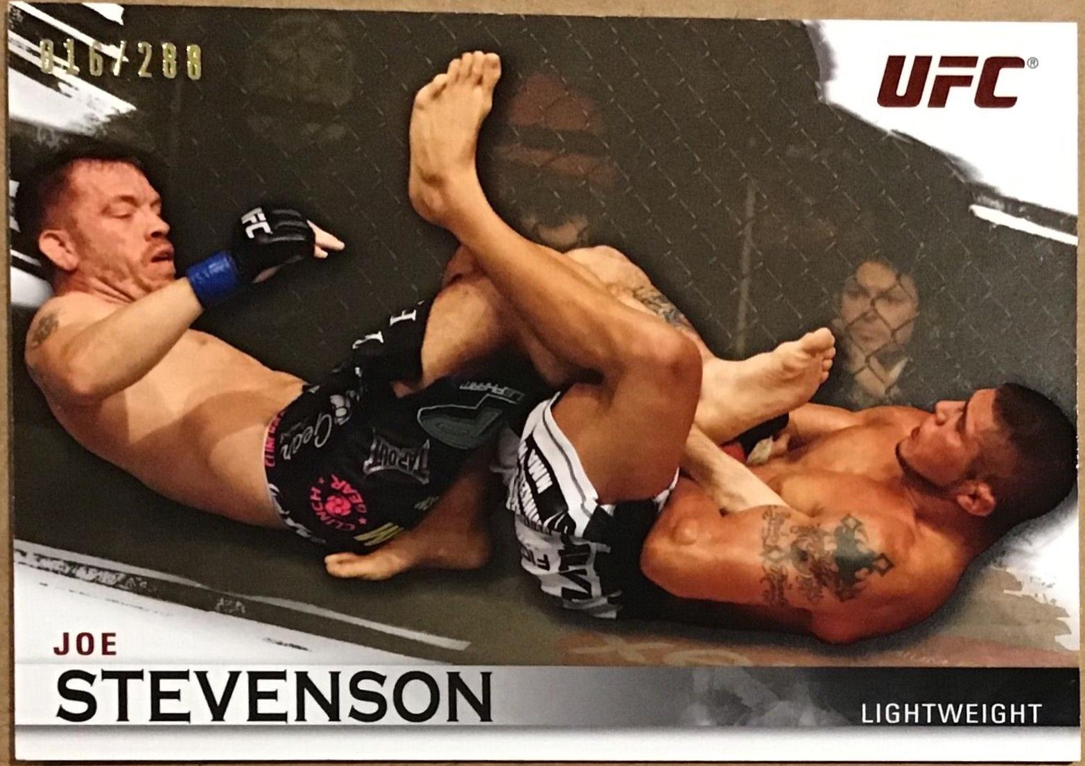 Joe Stevenson 2010 Topps UFC Knockout Base #55 Gold