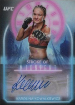 Karolina Kowalkiewicz 2025 Topps Midnight UFC Stroke of Midnight Autographs #SMA-KK Daybreak