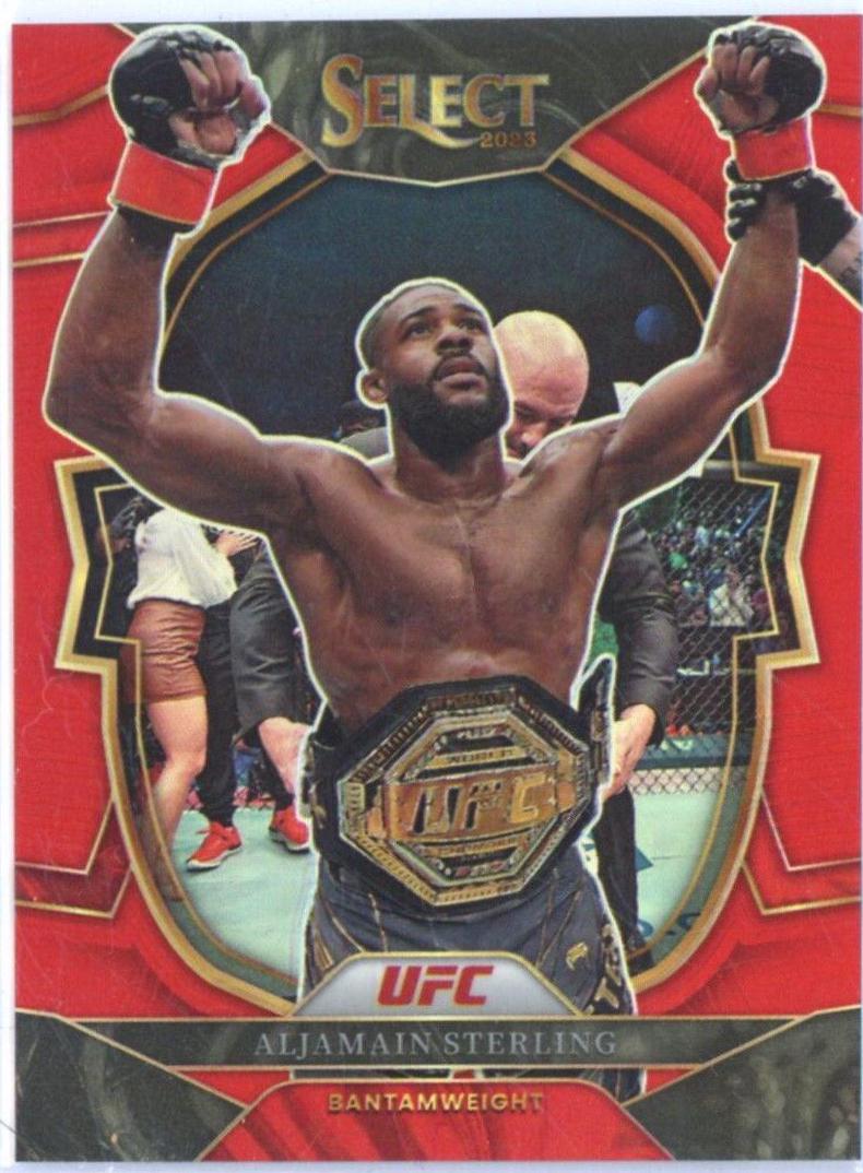 Aljamain Sterling 2023 Panini Select UFC Concourse #58 Red