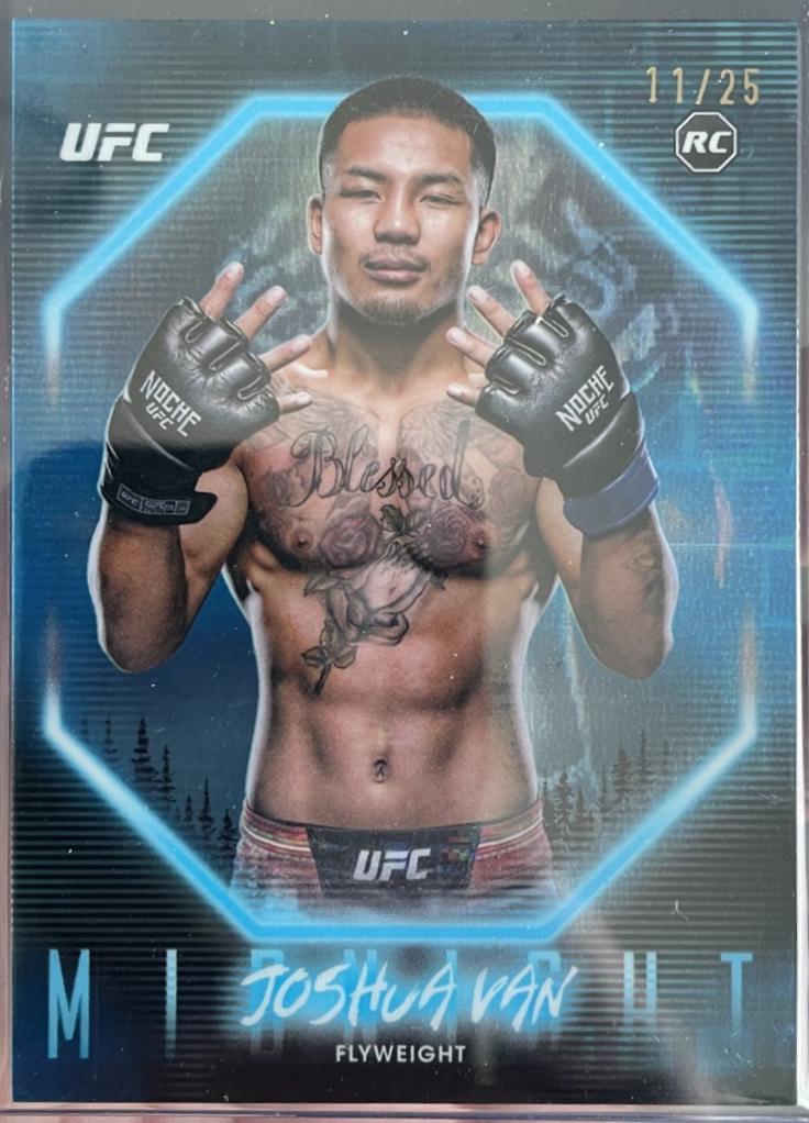 Joshua Van 2025 Topps Midnight UFC Base #52 Moonrise