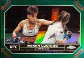 Iasmin Lucindo 2024 Topps Chrome UFC Base #43 Green Refractor