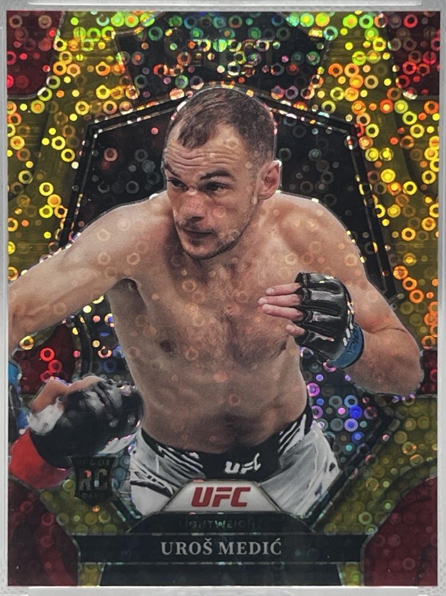 Uros Medic 2023 Panini Select UFC Premier Level #103 Gold Disco