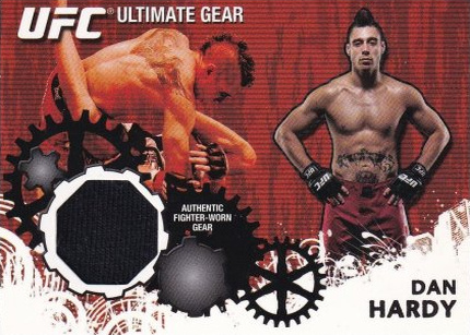 Dan Hardy 2010 Topps UFC Ultimate Gear Relics #UG-DH Red