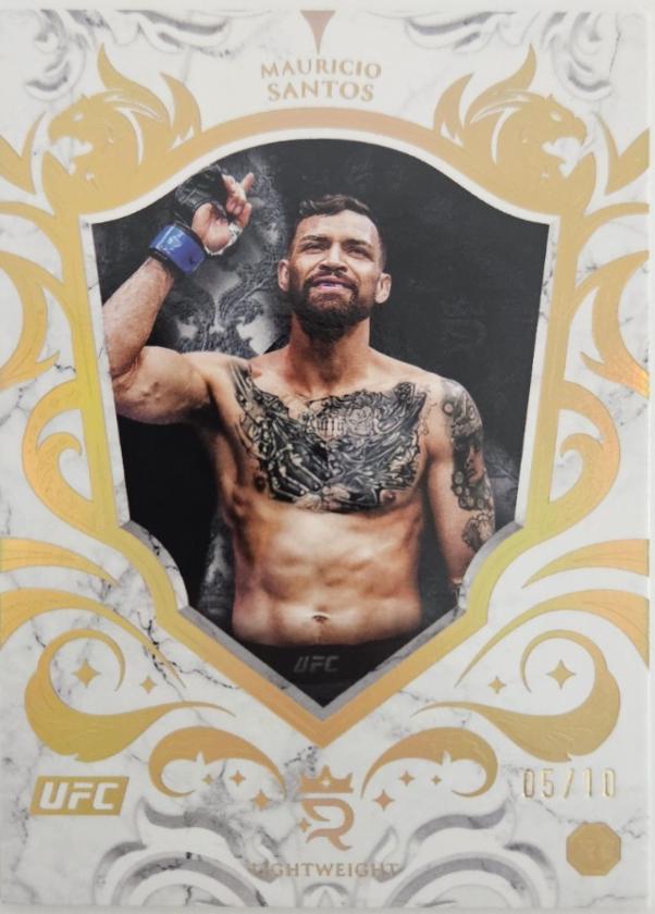 Mauricio Ruffy 2025 Topps Royalty UFC Base #90 Gold