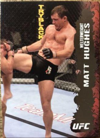 Matt Hughes 2009 Topps UFC Round 2 Base #27 Silver
