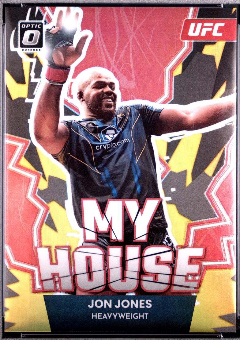 Jon Jones 2023 Panini Donruss Optic UFC My House #17 Gold