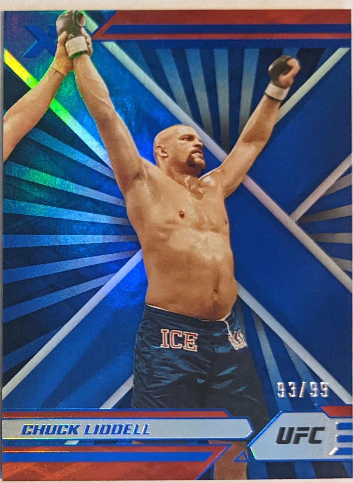 Chuck Liddell 2022 Panini Chronicles UFC Base XR #285 Blue