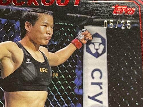 Zhang Weili 2024 Topps Knockout UFC Base #86 Red