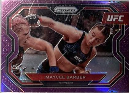 Maycee Barber 2021 Panini Prizm UFC Base #163 Purple