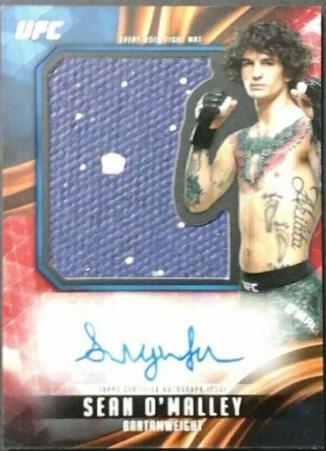 Sean O'Malley 2019 Topps UFC Knockout Knockout Autographs #KA-SOM Red