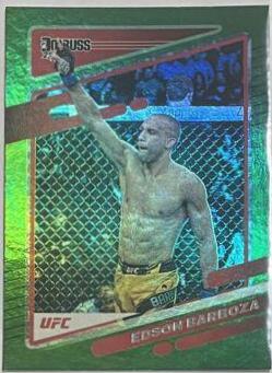 Edson Barboza 2022 Panini Donruss UFC Base #150 Green