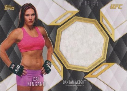 Cat Zingano 2016 Topps UFC Top of the Class Top of the Class Relics #TCR-CZ Gold