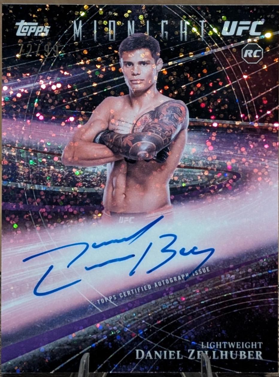 Daniel Zellhuber 2026 Topps Midnight UFC Horizon Signatures #HZS-DZ Dusk