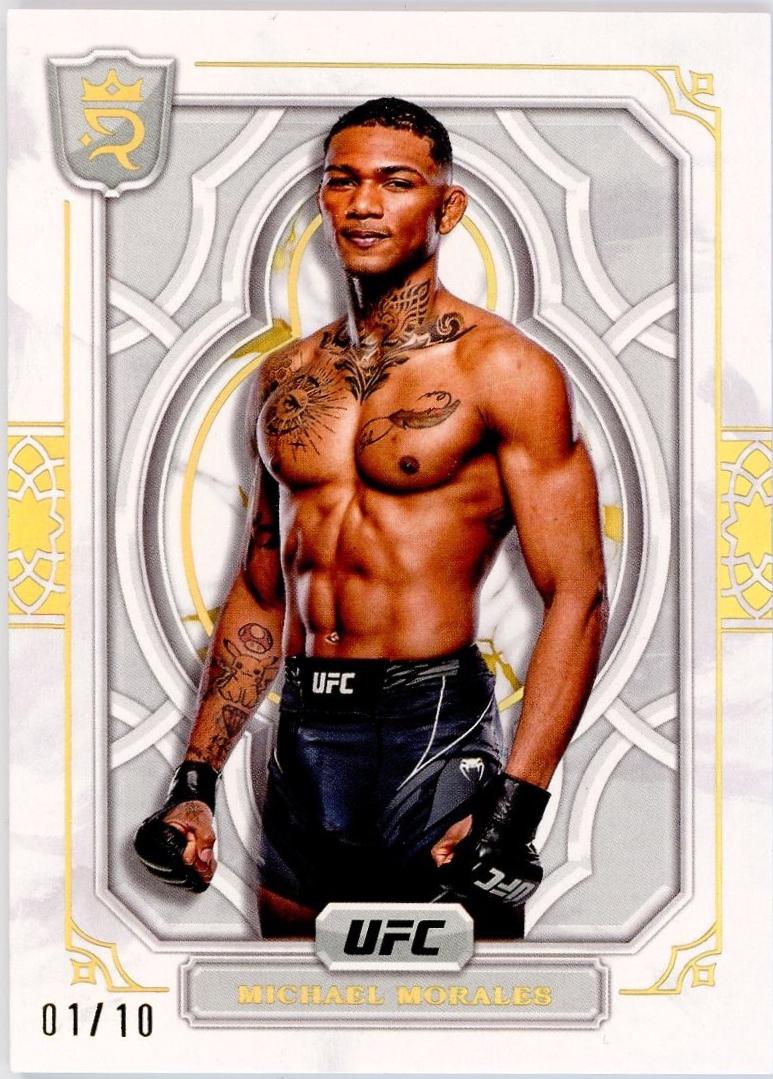 Michael Morales 2024 Topps Royalty UFC Base #98 Gold