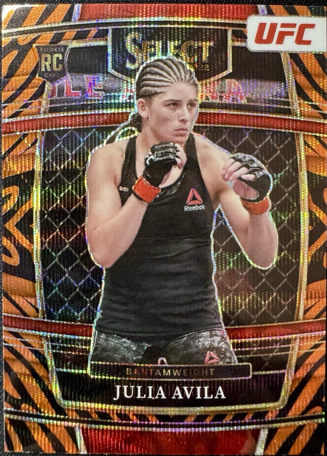 Julia Avila 2022 Panini Select UFC Concourse #91 Tiger