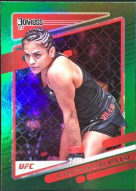 Cynthia Calvillo 2022 Panini Donruss UFC Base #47 Green