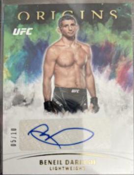 Beneil Dariush 2022 Panini Chronicles UFC Origins Autographs #38 Gold