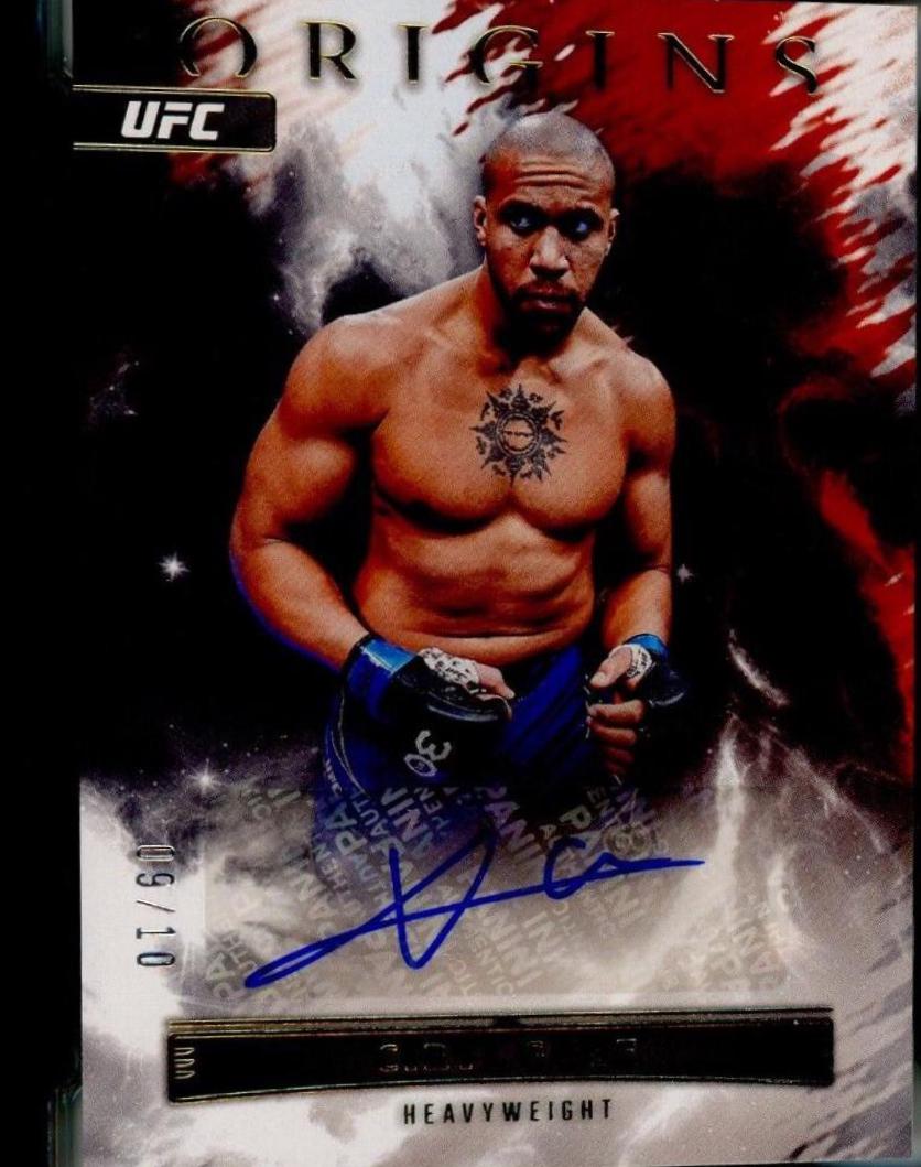 Ciryl Gane 2023 Panini Chronicles UFC Origins Autographs #20 Gold