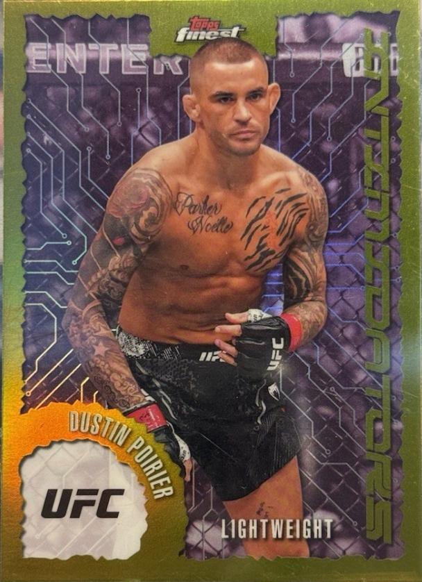 Dustin Poirier 2025 Topps Finest UFC Intimidators #IT-16 Refractor