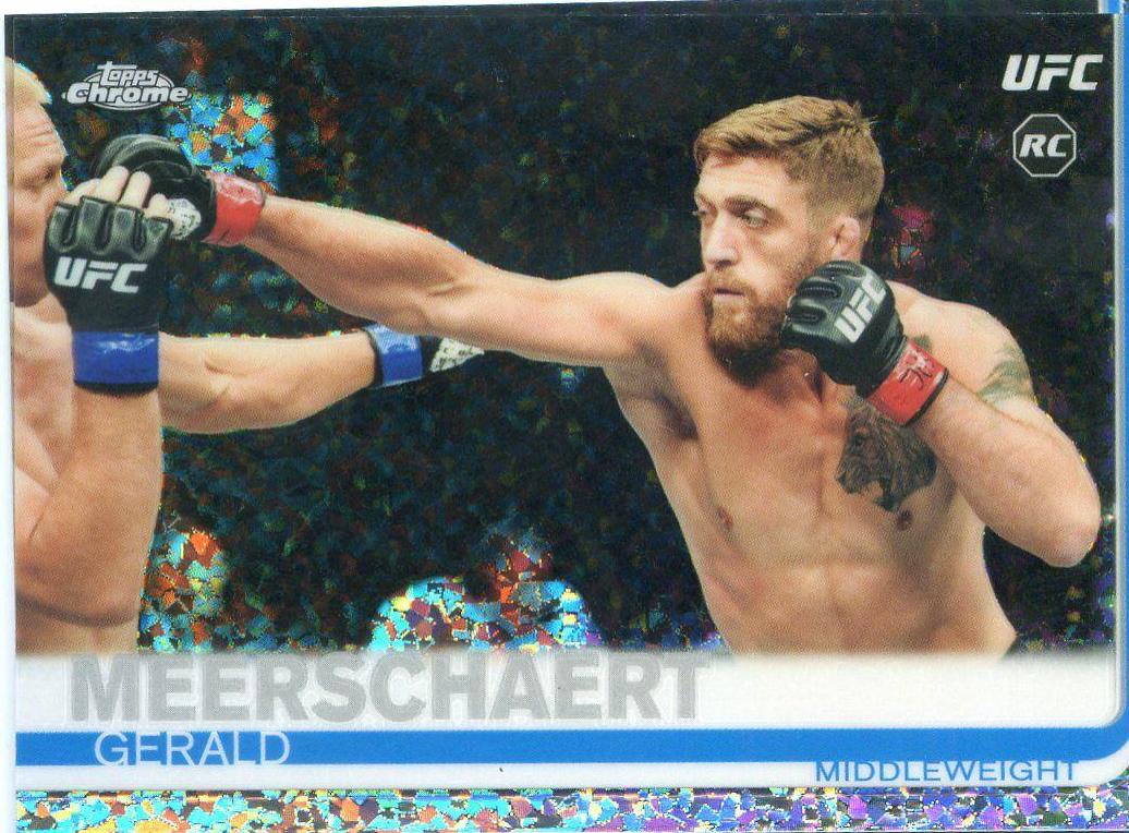 Gerald Meerschaert 2019 Topps Chrome UFC Base #51 Diamond Hot Box