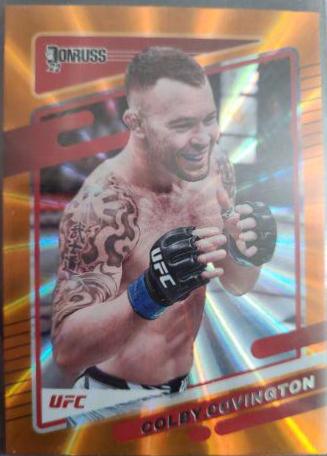 Colby Covington 2022 Panini Donruss UFC Base #17 Orange