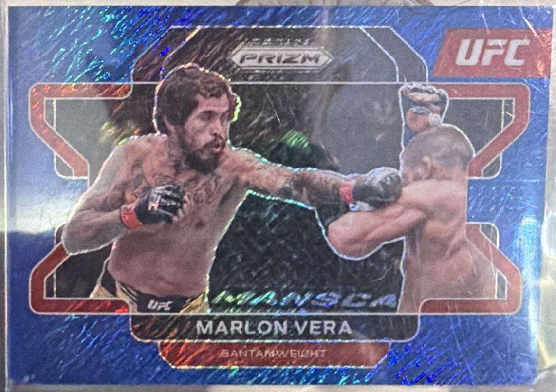 Marlon Vera 2022 Panini Prizm UFC Base #56 Blue Shimmer