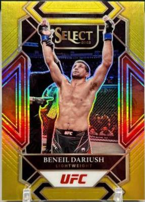 Beneil Dariush 2022 Panini Select UFC Mezzanine #346 Gold