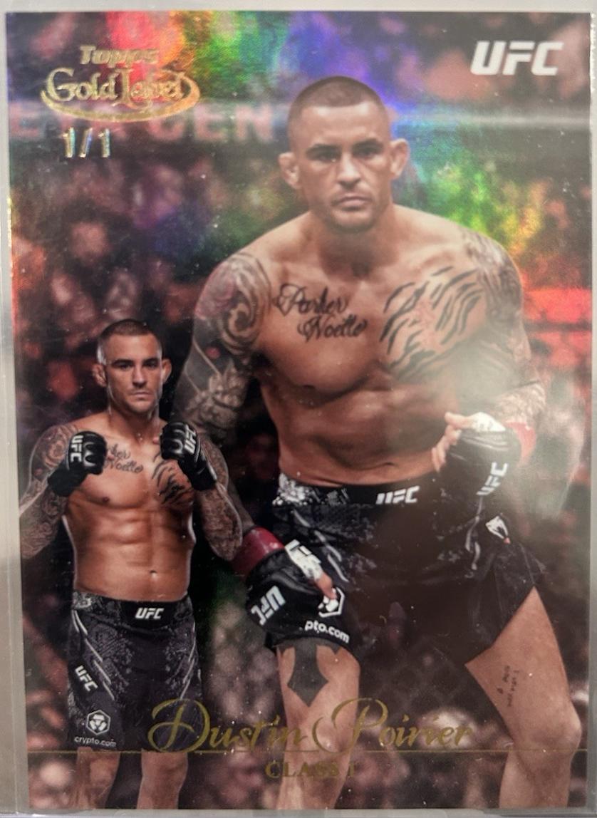 Dustin Poirier 2024 Topps Gold Label UFC Base Class I #15 Gold