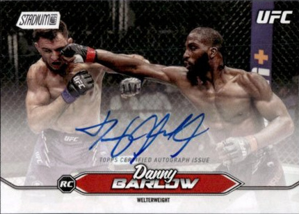 Danny Barlow 2025 Topps Stadium Club UFC Base Autographs #BCA-DBW Green