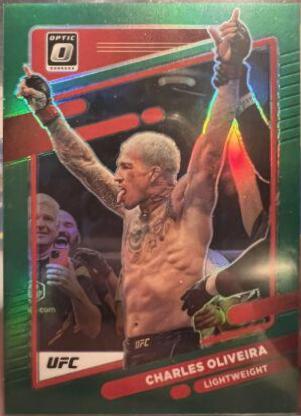 Charles Oliveira 2022 Panini Donruss Optic UFC Base #88 Green