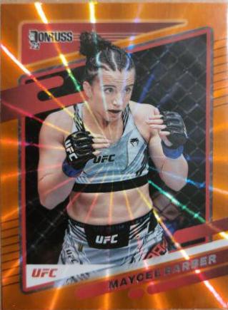 Maycee Barber 2022 Panini Donruss UFC Base #133 Orange
