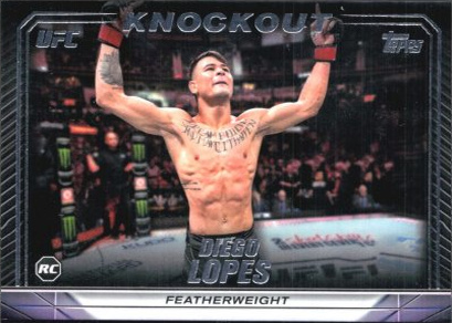 Diego Lopes 2024 Topps Knockout UFC Base #13 Platinum