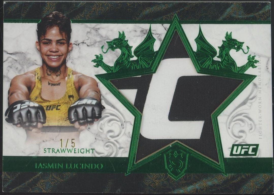 Iasmin Lucindo 2025 Topps Royalty UFC Star Relics #SR-IL Green