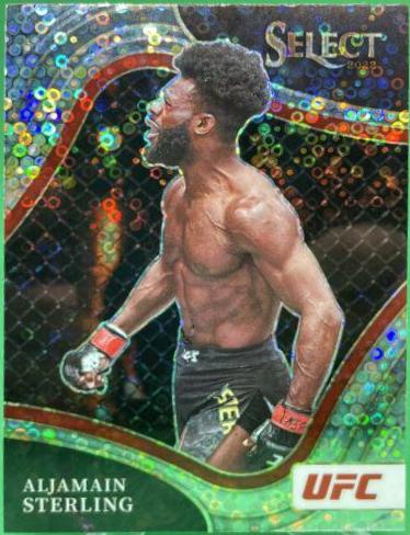 Aljamain Sterling 2022 Panini Select UFC Octagonside #215 Silver