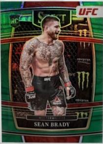Sean Brady 2022 Panini Select UFC Octagonside #254 Green