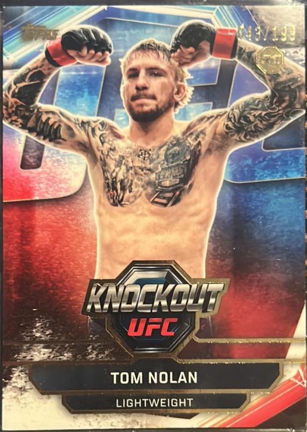 Tom Nolan 2026 Topps Knockout UFC Base #72 Gold