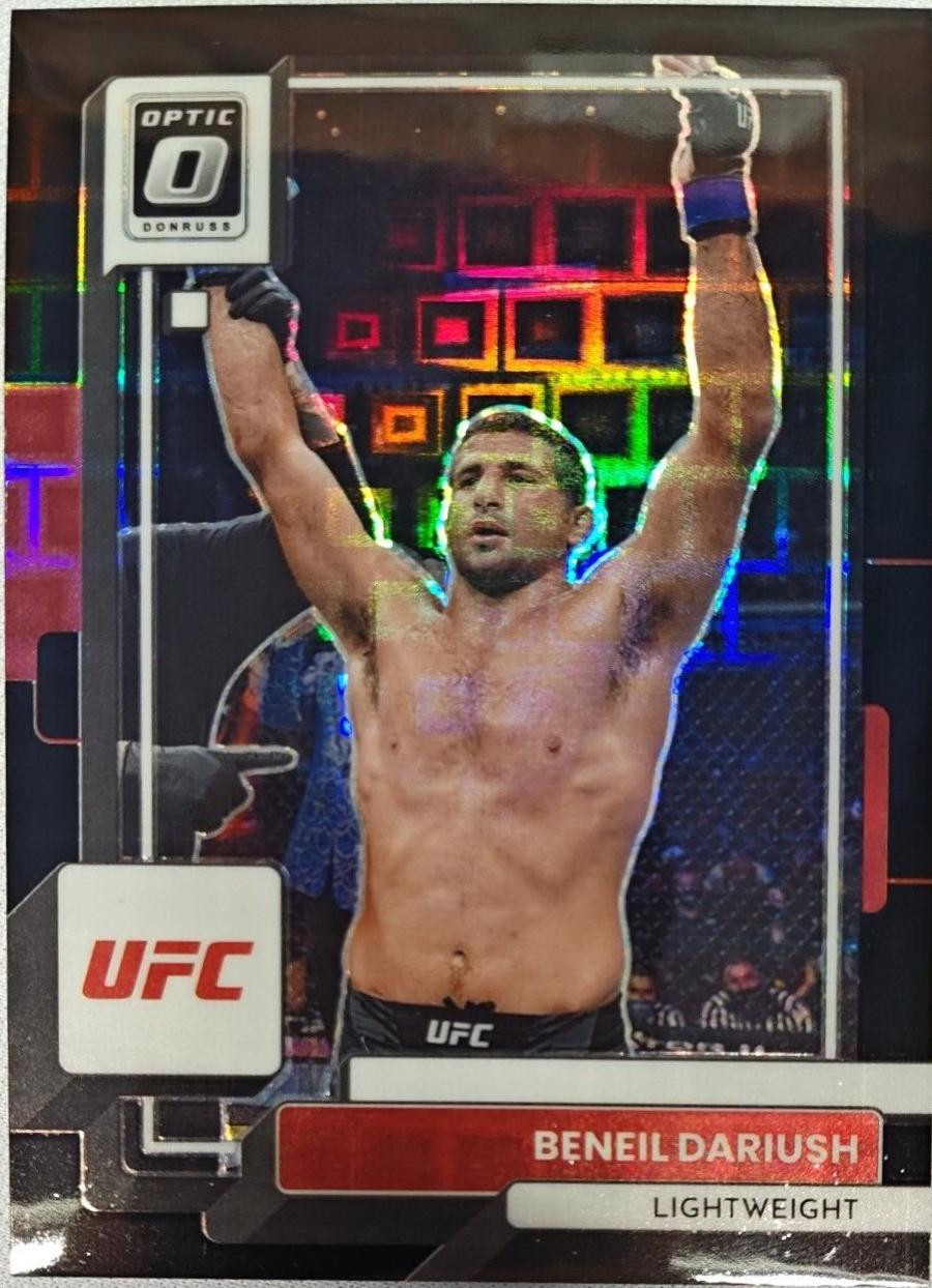 Beneil Dariush 2023 Panini Donruss Optic UFC Base #81 Black Pandora