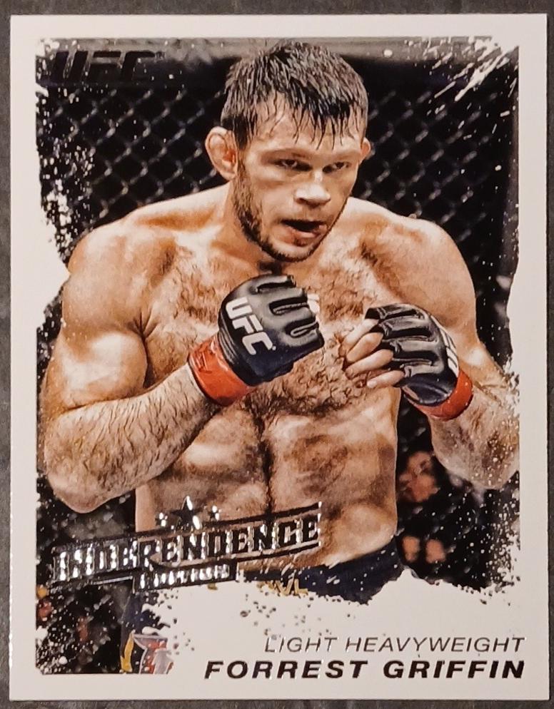 Forrest Griffin 2011 Topps UFC Moment of Truth Base #80 Independence Edition