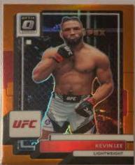 Kevin Lee 2023 Panini Donruss Optic UFC Base #19 Orange