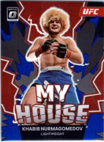 Khabib Nurmagomedov 2023 Panini Donruss Optic UFC My House #2 Blue