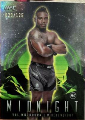 Val Woodburn 2024 Topps Midnight UFC Base #69 Morning