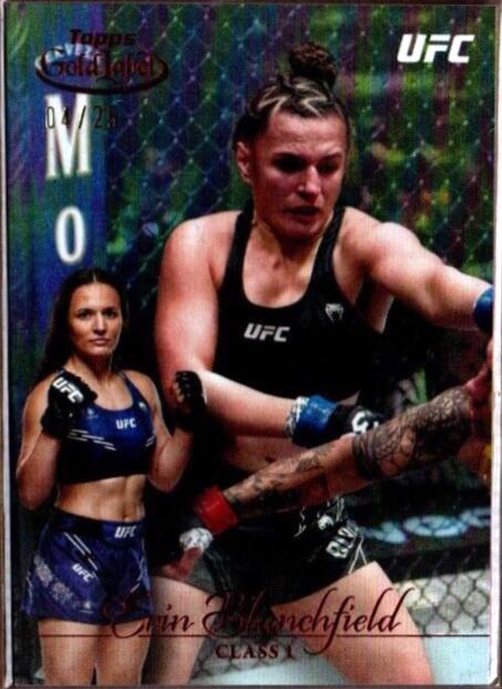 Erin Blanchfield 2024 Topps Gold Label UFC Base Class I #35 Red