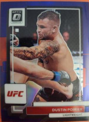 Dustin Poirier 2023 Panini Donruss Optic UFC Base #61 Purple