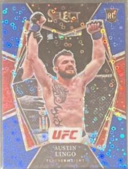 Austin Lingo 2022 Panini Select UFC Premier Level #197 Blue Disco
