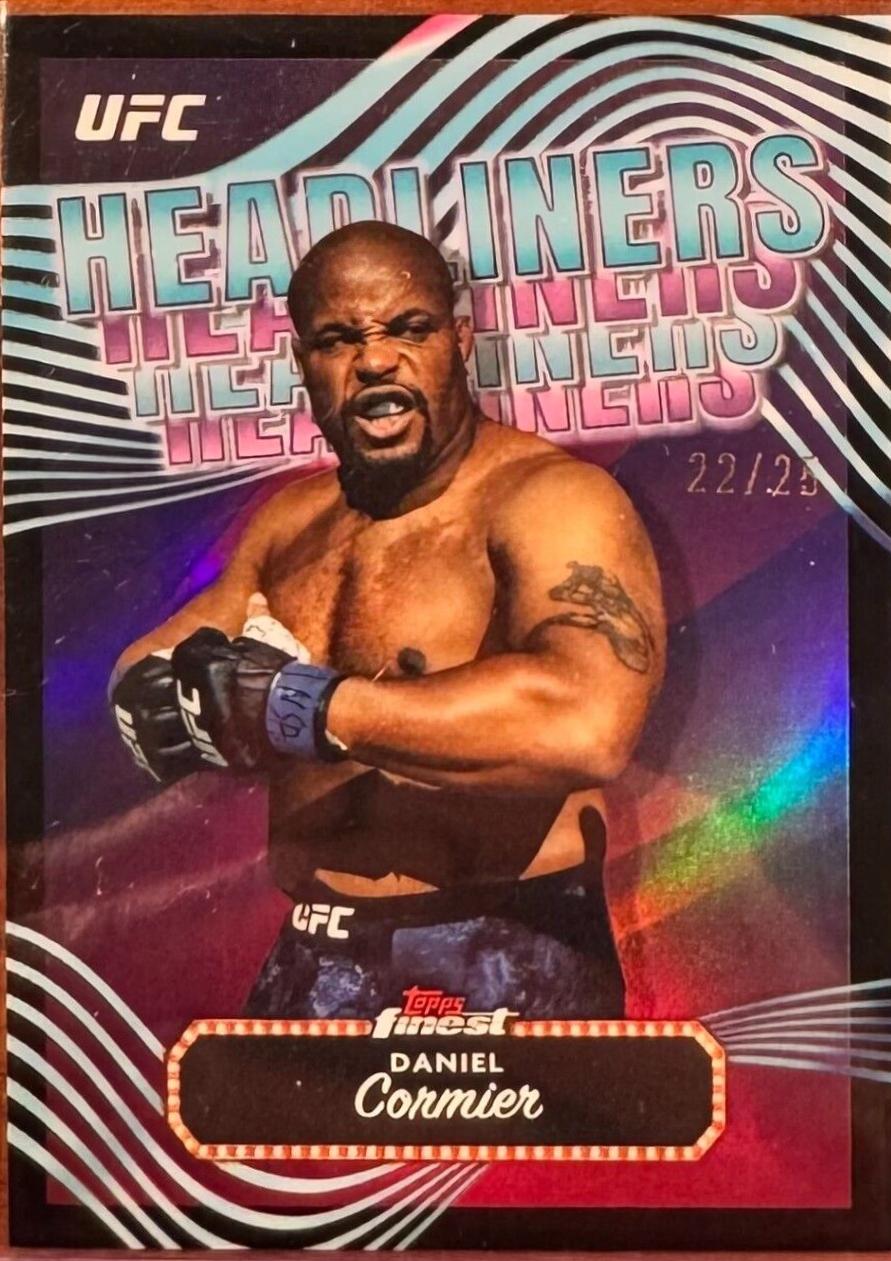 Daniel Cormier 2024 Topps Finest UFC Headliners #HDL-22 Black Refractor