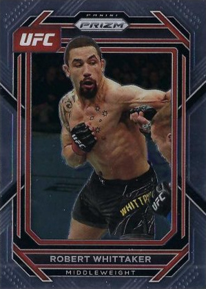 Robert Whittaker 2023 Panini Prizm UFC Base #126 Black