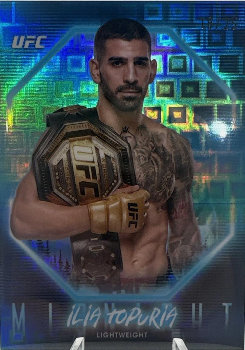 Ilia Topuria 2025 Topps Midnight UFC Base #11 Moonrise