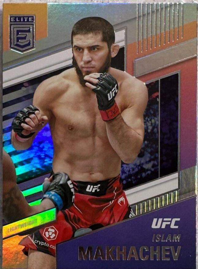 Islam Makhachev 2022 Panini Chronicles UFC Base Elite #259 Purple