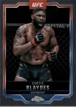 Curtis Blaydes 2025 Topps Chrome UFC Base #31 Superfractor