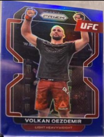 Volkan Oezdemir 2022 Panini Prizm UFC Base #184 Blue